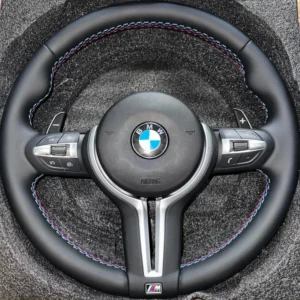 BMW OEM M Style Leather Steering Wheel Complete (M2 M3 M4 F80 F82 F87)