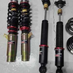 MCA red collovers for BMW E46