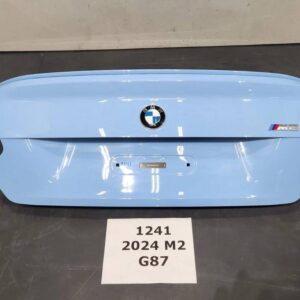 22-25 OEM BMW G42 G87 M2 230 M240 Rear Trunk Lid Panel Deck Shell Blue C6E