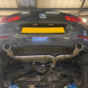 BMW 114D 116D F20/F21 2015+ (B37) - M135i M140i Style DUAL EXIT CONVERSION BACK BOX DELETE — BM Performance