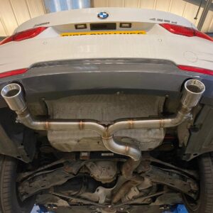 BMW 330D 430D F30/F31/F32/F33/F36 (N57) - 440i Style Dual Exit Conversion Back Box Delete — BM Performance
