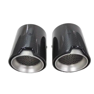 BMW MPerformance Style Dual Quad Carbon Fibre Stainless Steel Exhaust Tips (F Series) — BM Performance