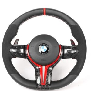 Customisable Leather Alcantara Steering Wheel (BMW F Series) — BM Performance