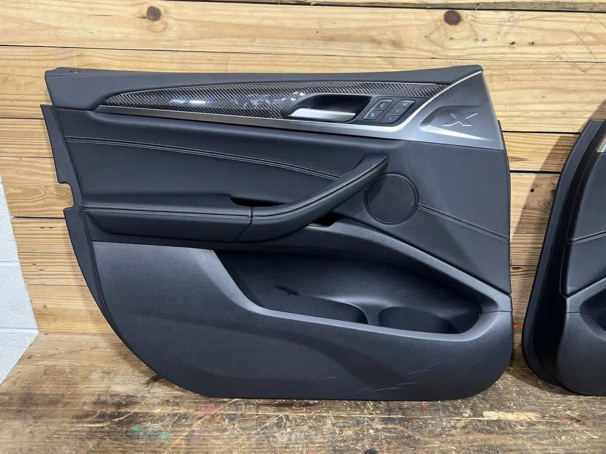 OEM BMW X3M Carbon Fiber Door Panel Set - Image 4