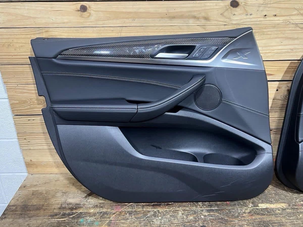 OEM BMW X3M Carbon Fiber Door Panel Set - Image 3