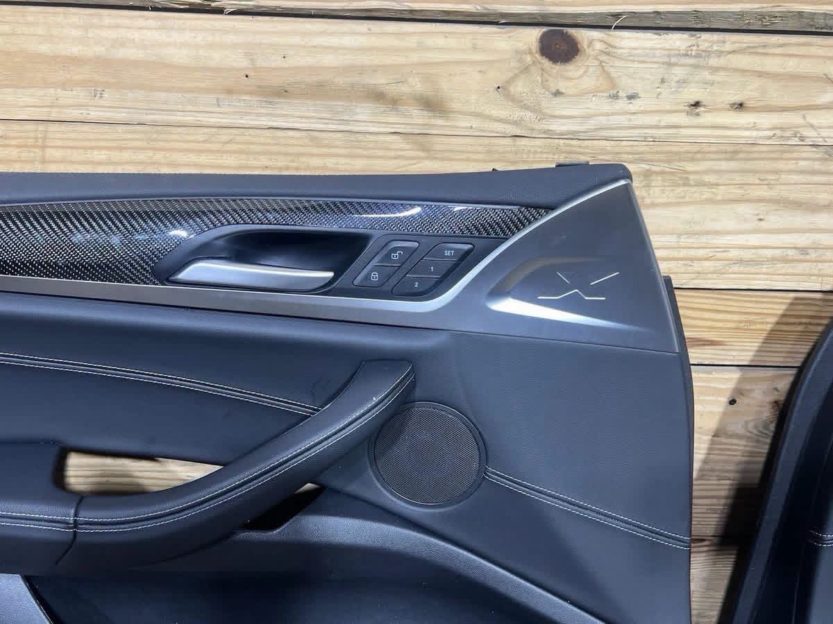 OEM BMW X3M Carbon Fiber Door Panel Set - Image 2