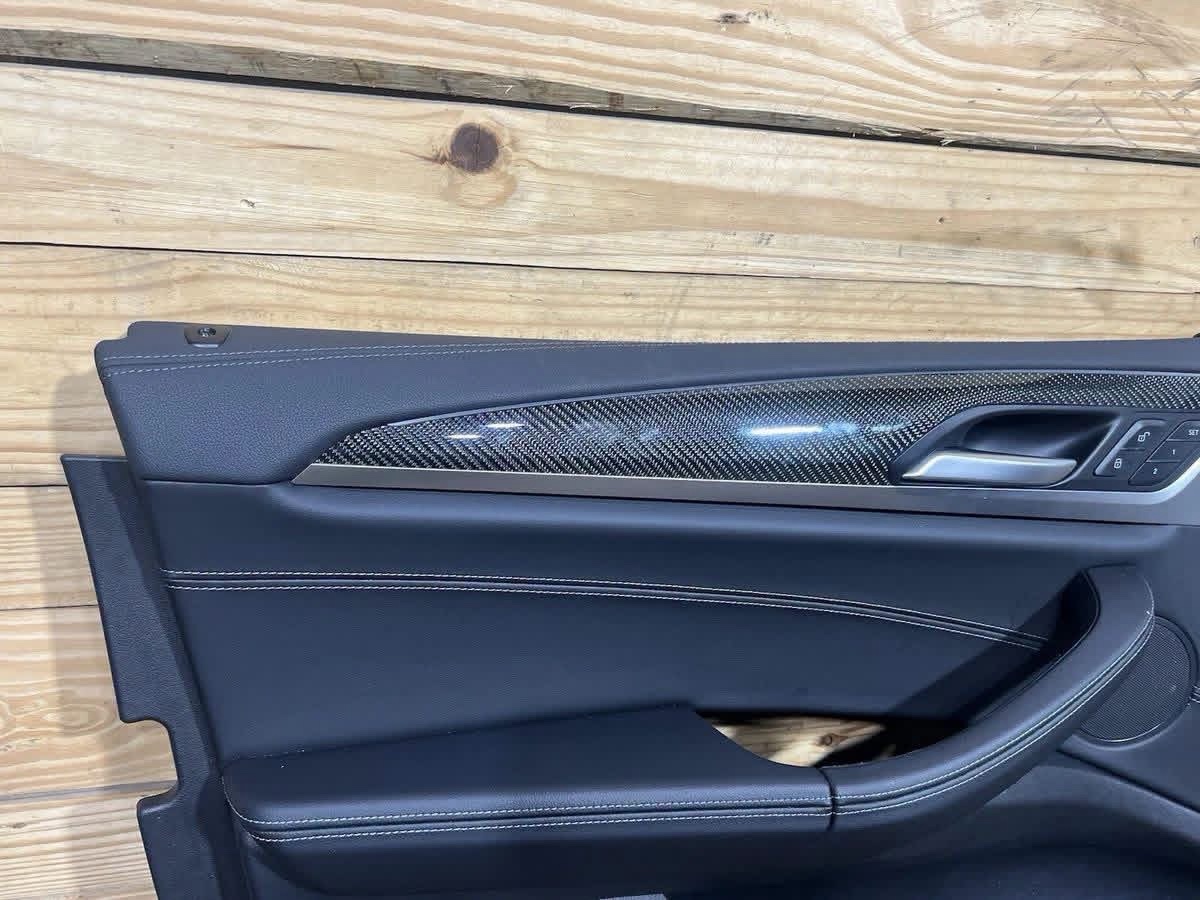 OEM BMW X3M Carbon Fiber Door Panel Set