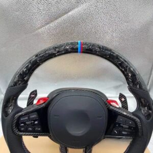 Heat Forged Carbon Fiber Steering Wheel for BMW G20 G30 G32 G35 G37 G90 G25 X3M