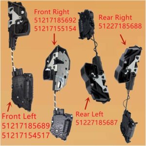 BMW F07 GT Soft Close Door Lock Actuator – Front Left
OEM Replacement Power Door Lock Actuator
