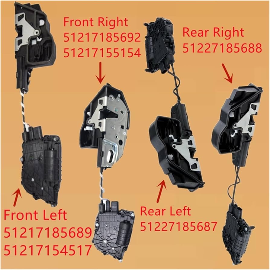 BMW F07 GT Soft Close Door Lock Actuator – Front Left
OEM Replacement Power Door Lock Actuator